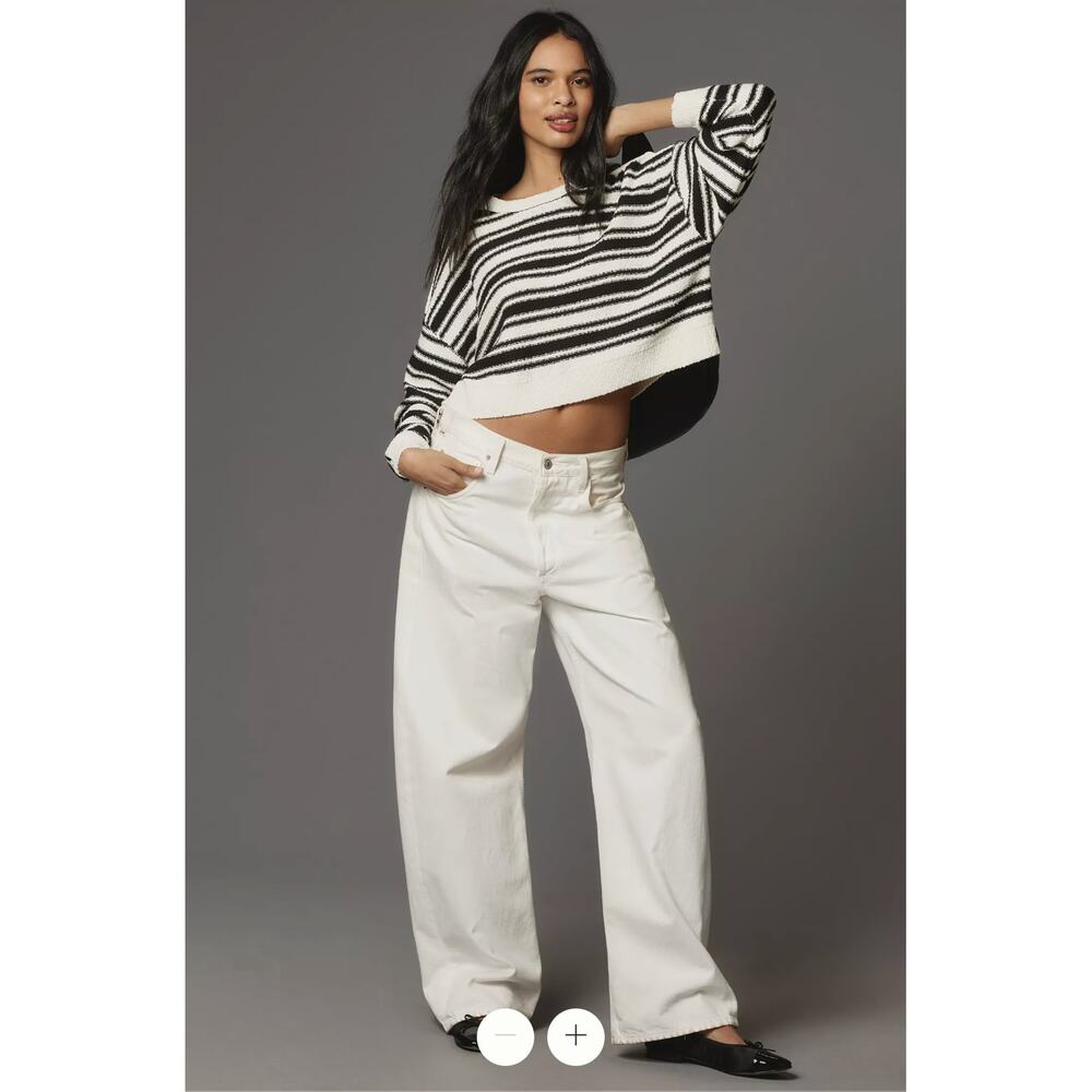 ANTHROPOLOGIE Pilcro Striped Pullover Sweater // XS - Picture 9 of 9